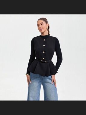 A new day peplum vest